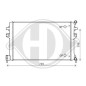 Radiatore Raffreddamento motore Audi A3 Berl./Sportback (Typ8V) 12-16 (Cod. D-DCM3851)