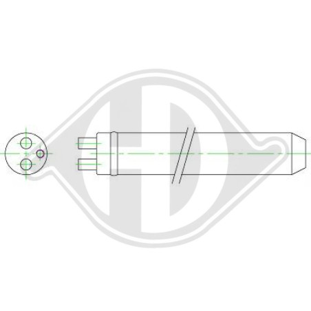 Essiccatore Climatizzatore Alfa Romeo 159 05 -  (Cod. D-DCT1003)