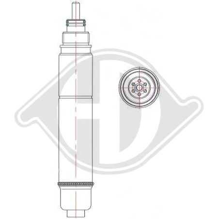 Essiccatore Climatizzatore BMW Mini (R50/52/53) 01-06 (Cod. D-DCT1031)