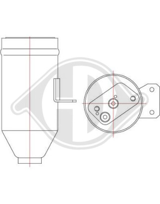 Essiccatore Climatizzatore BMW serie 5 (E39) 00-03 (Cod. D-DCT1033)
