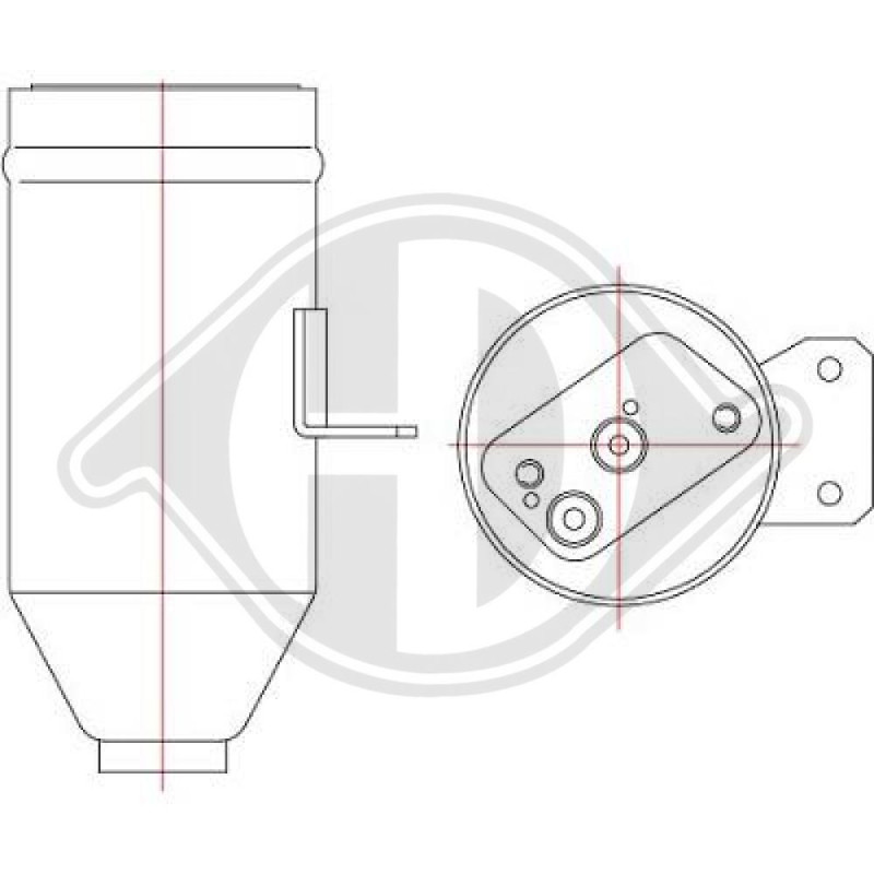 Essiccatore Climatizzatore BMW serie 5 (E39) 00-03 (Cod. D-DCT1033)