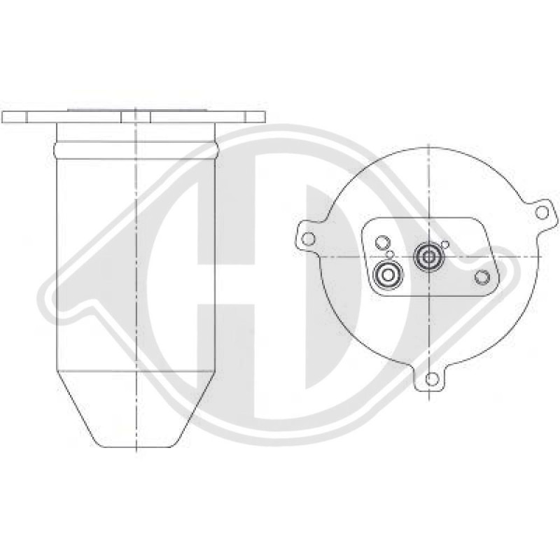 Essiccatore Climatizzatore BMW serie 5 (E39) 00-03 (Cod. D-DCT1034)