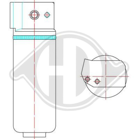 Essiccatore Climatizzatore Renault Laguna 94-98 (Cod. D-DCT1198)