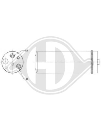 Essiccatore Climatizzatore Renault Megane(Berlina/Station wagon) 99-02 (Cod. D-DCT1206)