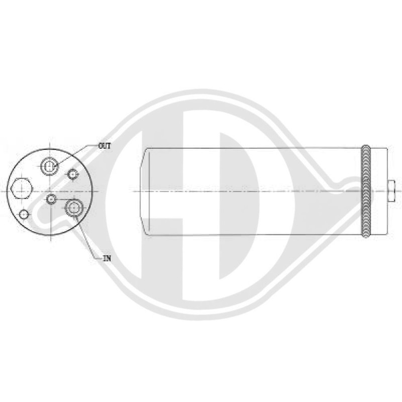 Essiccatore Climatizzatore Renault Megane(Berlina/Station wagon) 99-02 (Cod. D-DCT1206)