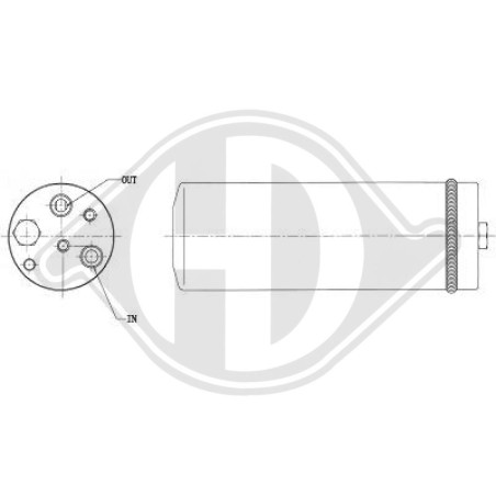 Essiccatore Climatizzatore Renault Megane(Berlina/Station wagon) 99-02 (Cod. D-DCT1206)