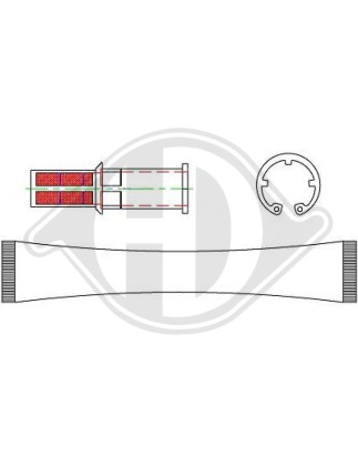 Essiccatore Climatizzatore Volkswagen Golf V 03-08 (Cod. D-DCT1246)