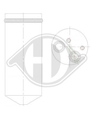 Essiccatore Climatizzatore Chevrolet/Daewoo Lanos 97-02 (Cod. D-DCT1275)