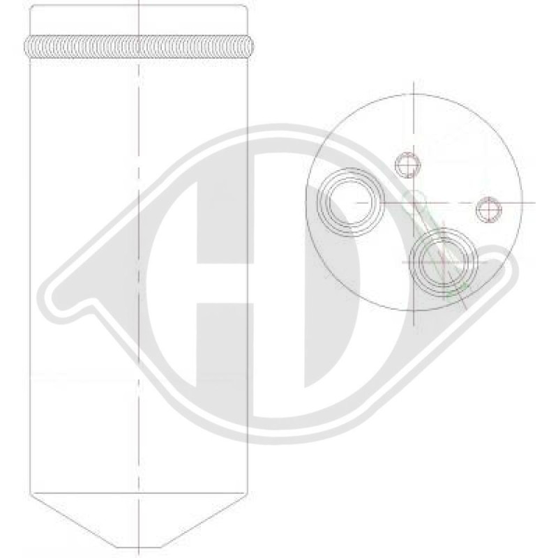 Essiccatore Climatizzatore Chevrolet/Daewoo Lanos 97-02 (Cod. D-DCT1275)