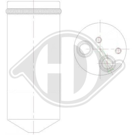 Essiccatore Climatizzatore Chevrolet/Daewoo Lanos 97-02 (Cod. D-DCT1275)