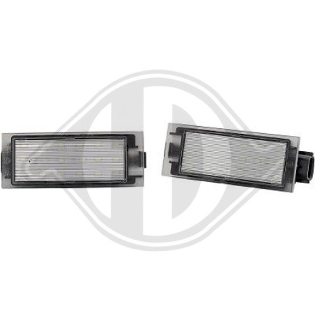 Luce targa Renault Clio III 05-09 (Cod. D-LID10400)