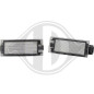 Luce targa Renault Clio III 05-09 (Cod. D-LID10400)