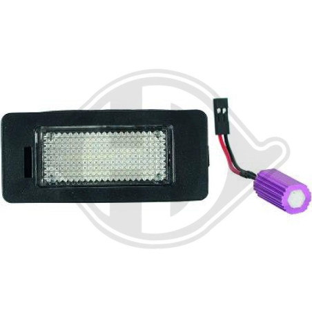 Luce targa Volkswagen Golf V Plus 09-14 (Cod. D-LID10405)