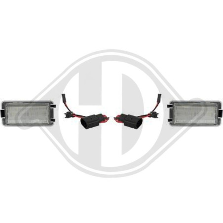 Luce targa Seat Arosa (Typ 6H) 97-00 (Cod. D-LID10406)