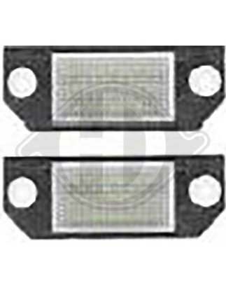 Luce targa Ford Focus II 04-08 (Cod. D-LID10411)