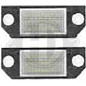 Luce targa Ford Focus II 04-08 (Cod. D-LID10411)