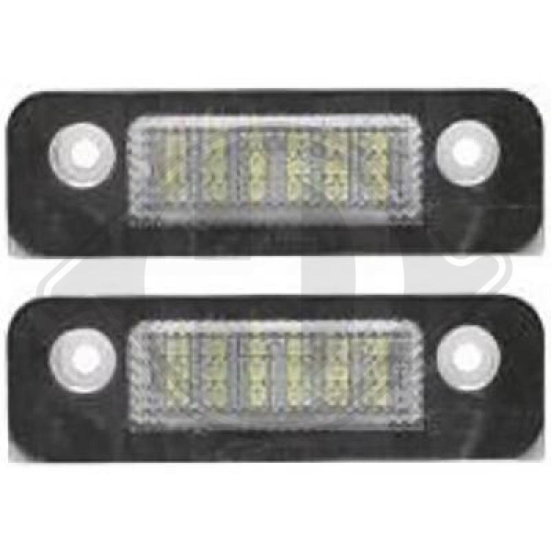 Luce targa Ford Fiesta 02-08 (Cod. D-LID10412)