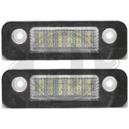 Luce targa Ford Fiesta 02-08 (Cod. D-LID10412)