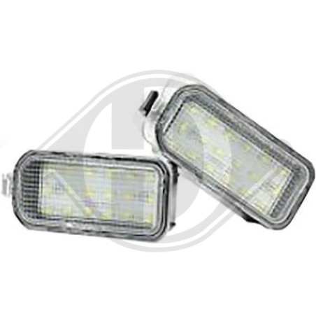 Luce targa Ford Fiesta 08-17 (Cod. D-LID10413)