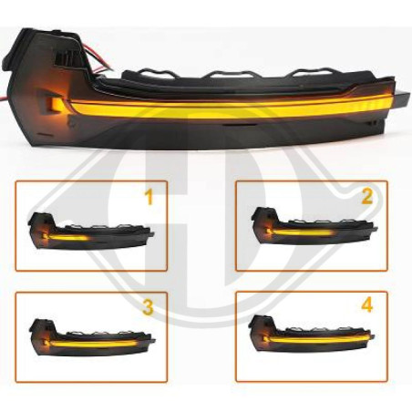 Indicatore direzione Audi A3 Berl./Sportb./Cabrio 12-16 (Cod. D-LID10419)