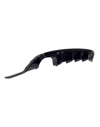 Diffusore Posteriore Volkswagen Golf 6 look Golf 7.5 R Nero lucido (Cod. E-TCW6182)