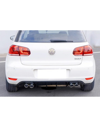 Diffusore Posteriore Volkswagen Golf 6 look Golf 7.5 R Nero lucido (Cod. E-TCW6182)