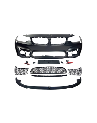 Paraurti Anteriore BMW F32 F33 F36 Look M4 Spoiler Anteriore (Cod. E-TCBF326F325)