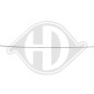 Modanatura decorativa/ protettiva Paraurti Mercedes classe E E220-500 W211 02-06 (Cod. D-ZUB00044)