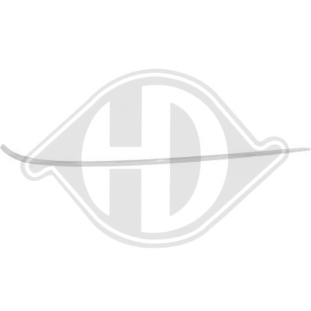 Modanatura decorativa/ protettiva Paraurti Mercedes classe E E220-500 W211 02-06 (Cod. D-ZUB00045)