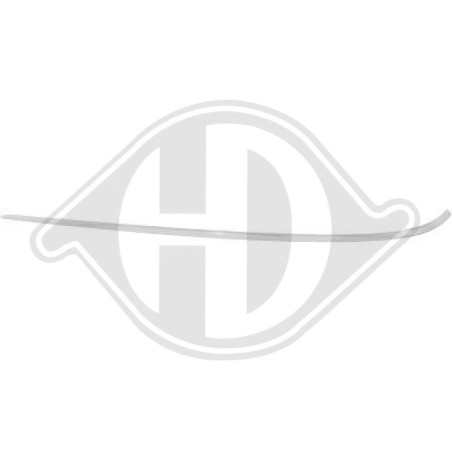 Modanatura decorativa/ protettiva Paraurti Mercedes classe E E220-500 W211 02-06 (Cod. D-ZUB00046)