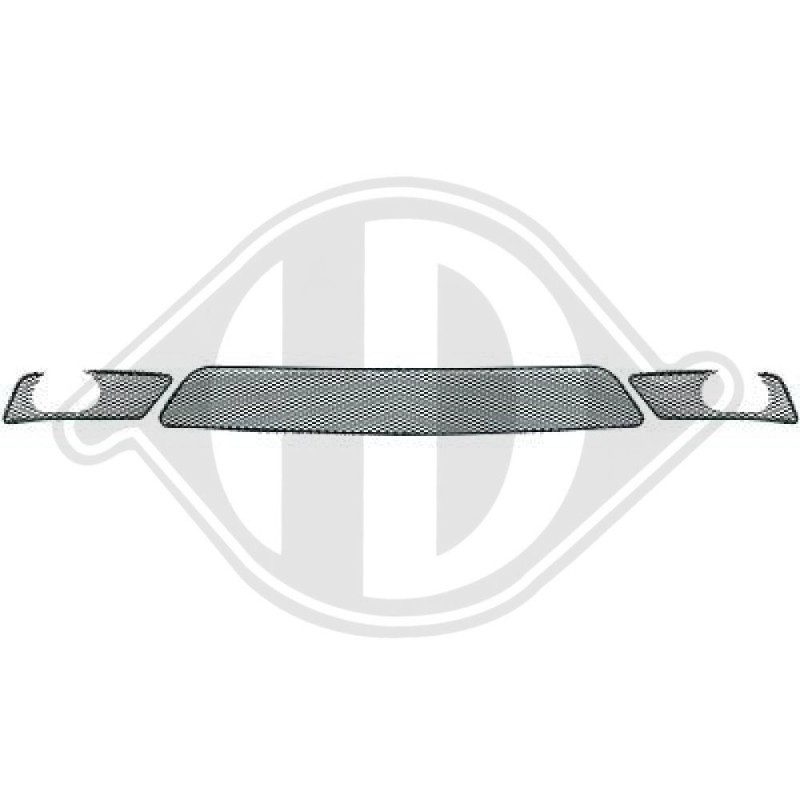 Griglia di ventilazione Paraurti anteriore Mercedes classe E E220-500 W211 02-06 (Cod. D-ZUB00070)