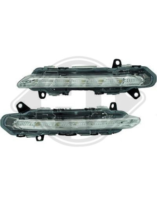 Kit luce guida diurna Mercedes classe C W204 07-11 (Cod. D-ZUB00104)