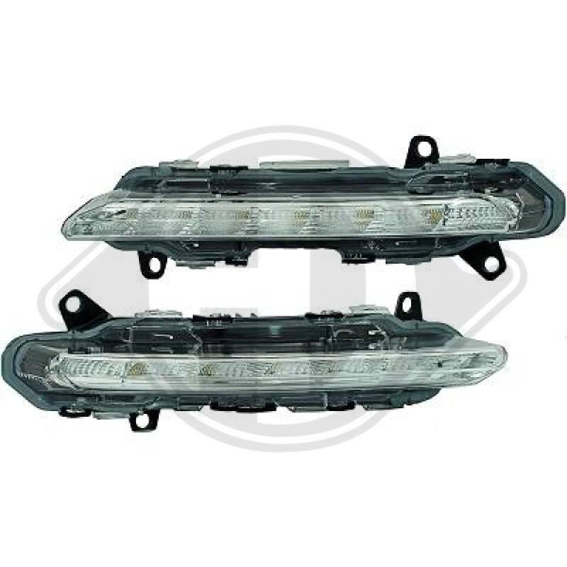 Kit luce guida diurna Mercedes classe C W204 07-11 (Cod. D-ZUB00104)