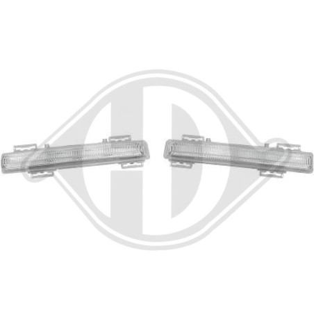 Kit luce guida diurna Mercedes classe C W204 11-15 (Cod. D-ZUB00165)