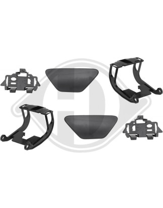set coperchi lavafari BMW serie 5 (F10/11 LCI) 13-17 (Cod. D-ZUB00204)