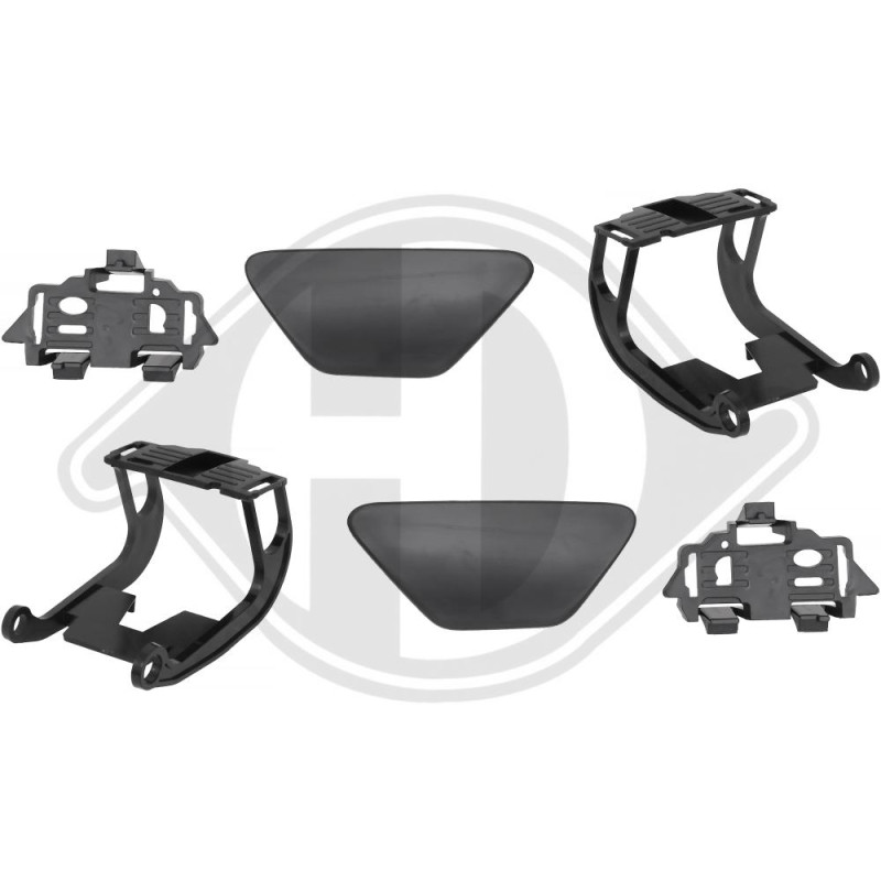 set coperchi lavafari BMW serie 5 (F10/11 LCI) 13-17 (Cod. D-ZUB00204)