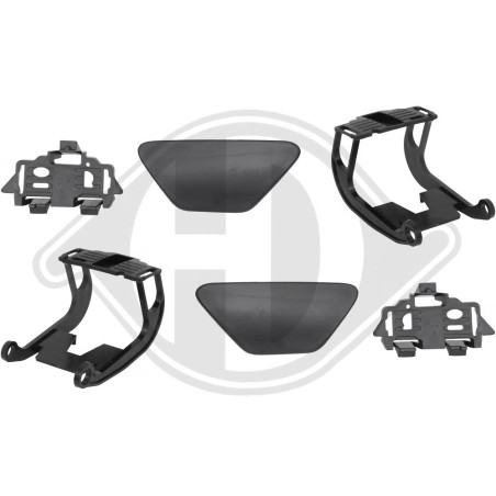 set coperchi lavafari BMW serie 5 (F10/11 LCI) 13-17 (Cod. D-ZUB00204)