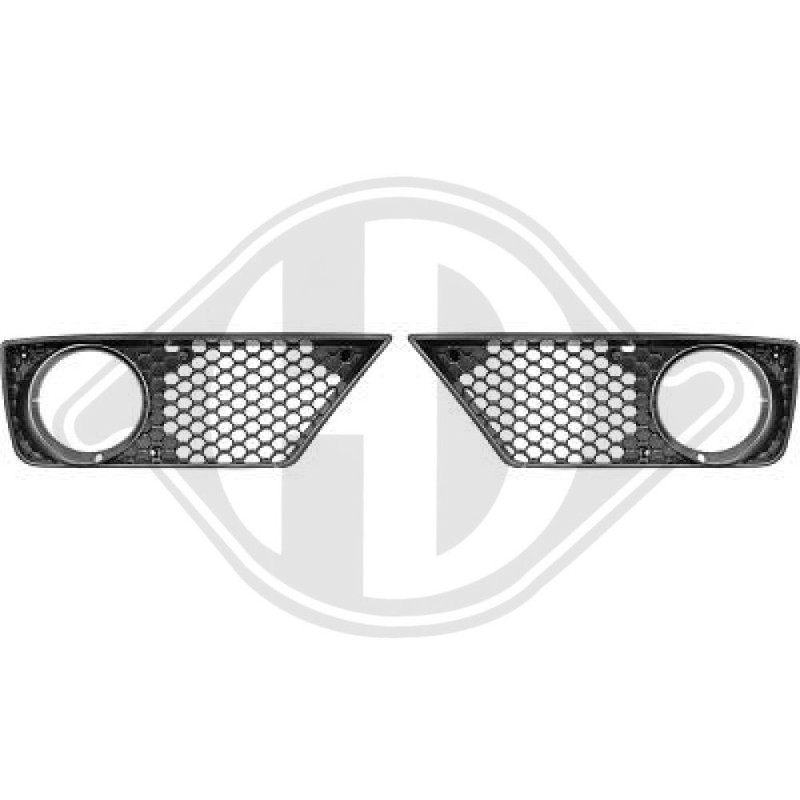 Griglia di ventilazione Paraurti anteriore Mercedes classe E E220-500 W211 06-09 (Cod. D-ZUB00245)