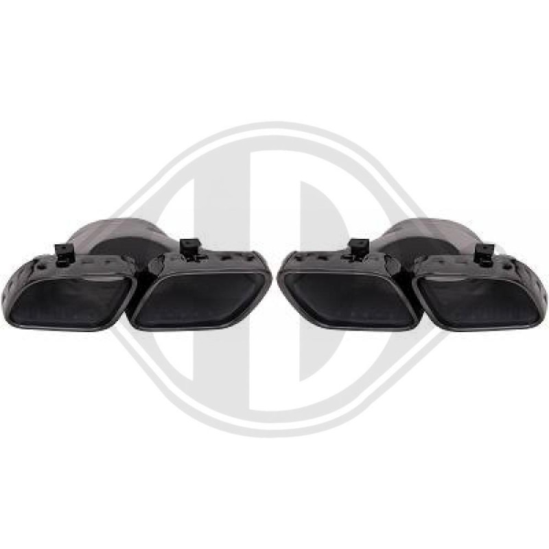 Terminale di scarico Mercedes GLE (V167) 19- (Cod. D-ZUB00381)