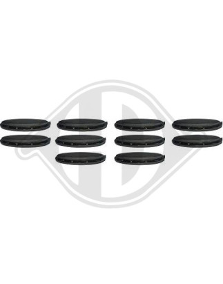 Set Pedane sottoporta Mercedes GLC (W253) 1.15-7.19 (Cod. D-ZUB00400)