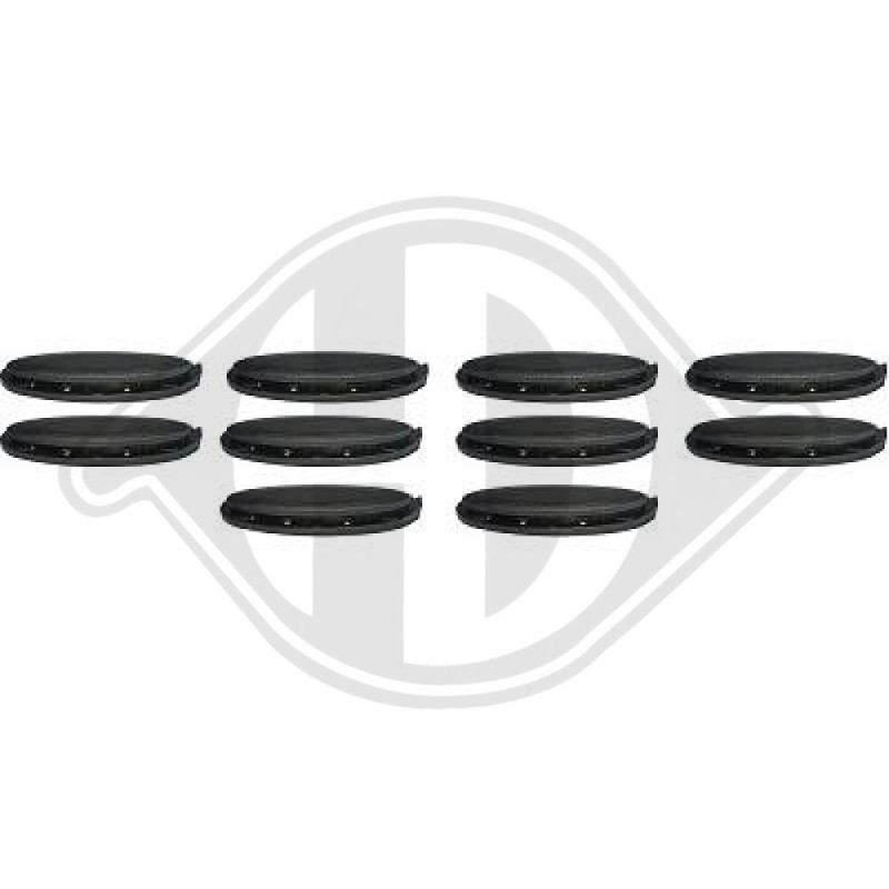 Set Pedane sottoporta Mercedes GLC (W253) 1.15-7.19 (Cod. D-ZUB00400)