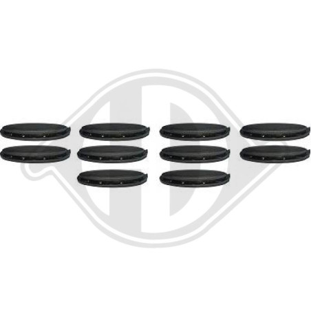 Set Pedane sottoporta Mercedes GLC (W253) 1.15-7.19 (Cod. D-ZUB00400)