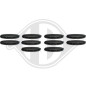 Set Pedane sottoporta Mercedes GLC (W253) 1.15-7.19 (Cod. D-ZUB00400)