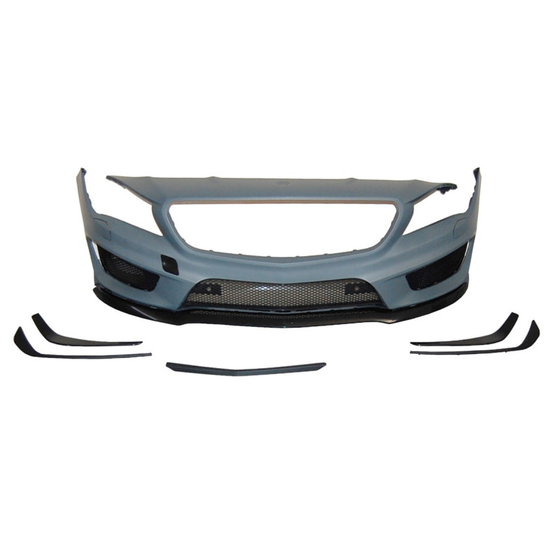 Paraurti Anteriore Mercedes W117 13-15 4P / SW Look AMG A45 (Cod. E-TCM0419)