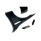 Parafanghi Anteriori Mercedes W206 Sedan/SW/Coupe Look C63 Alluminio (Cod. E-TCM0409)