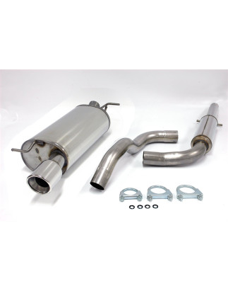 sistema di scarico 1x100mm per Audi TT Coupe/Roadster solo 2-WD txpe 8N (Cod. T-02AU006-10)
