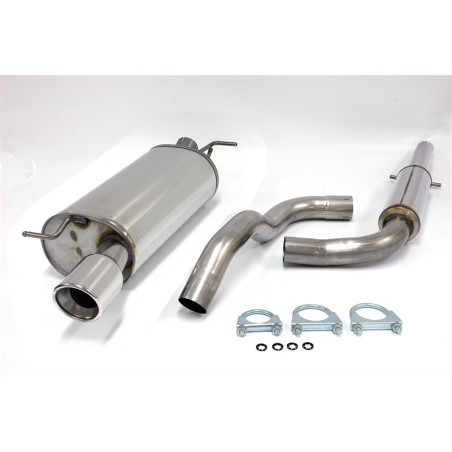 sistema di scarico 1x100mm per Audi TT Coupe/Roadster solo 2-WD txpe 8N (Cod. T-02AU006-10)