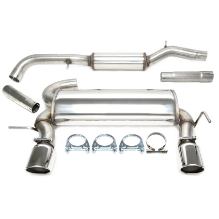 sistema di scarico  1x100mm per Audi TT QuattroCoupe/Roadster  8N (Cod. T-02AU006-10D)