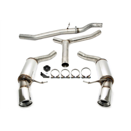 sistema di scarico  1x100mm per Audi A4/A5 B8 2.7TDI 2WD + A4/A5 B8 3.0TDI Quattro (Cod. T-02AU017-1