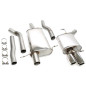 sistema di scarico 2x80mm per Audi A4 berlina, -Avant, -Allroad, A5 Coupe, - Sportback,  B8 (Cod. T-